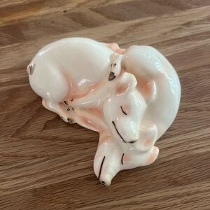 1975 Goebel W. Germany Porcelain Sleeping Pigs 3200740